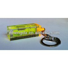 Plastic spirit level vial ,bubble level keychain